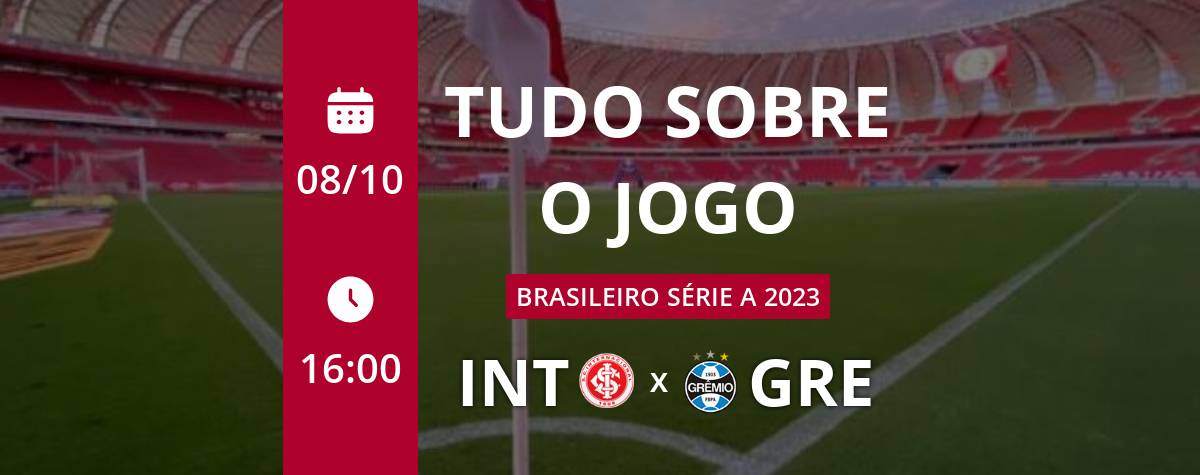 Internacional x Grêmio Grenal 2022 Horário e onde assistir ao vivo