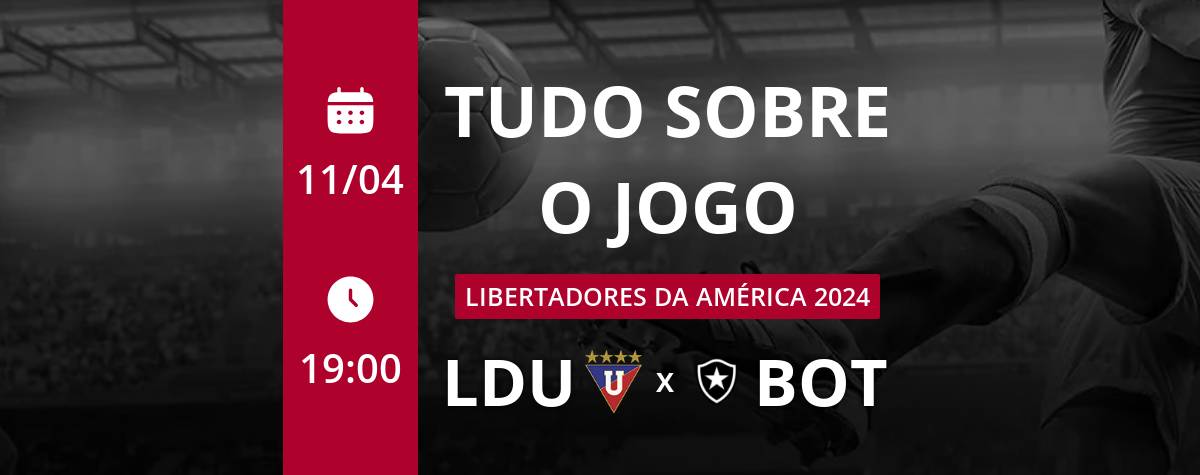 Ao vivo LDU Quito x Botafogo Libertadores da América 2024