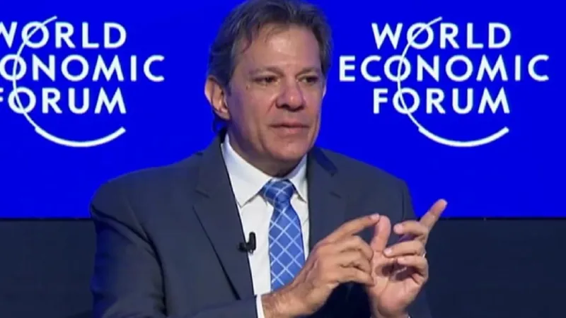 Davos: Haddad associa crescimento ao equilíbrio das contas e reforma tributária