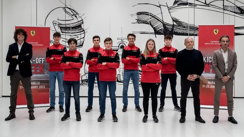 Com dois brasileiros, Ferrari apresenta turma 2023 de academia de pilotos