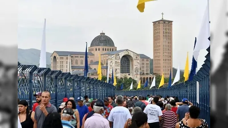 Oito milhões de peregrinos foram ao Santuário Nacional de Aparecida em 2022