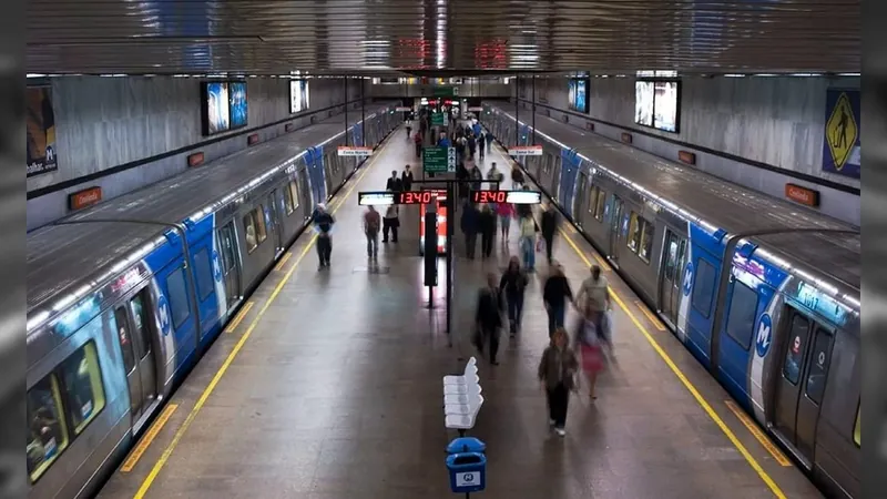 A maioria dos passageiros do metrô no Rio são das classes C, D e E