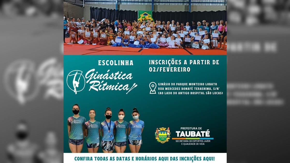 Prefeitura De Taubaté Abre Inscrições Para Aulas De Ginástica Rítmica 