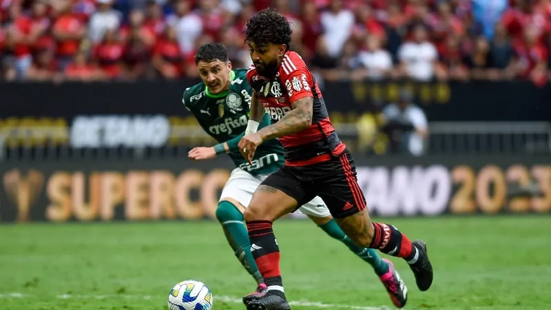 "Tem que ser racional", diz Gabigol após derrota para o Palmeiras na Supercopa