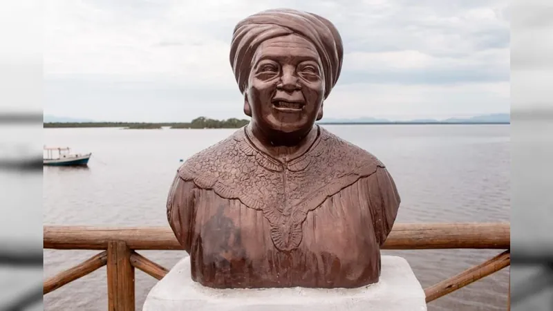 Magé segue instalação de câmeras no local de busto da quilombola Maria Conga