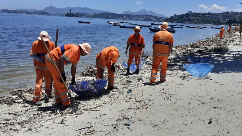 Cerca de 37 toneladas de lixo são recolhidas pela Comlurb na Zona Sul do Rio