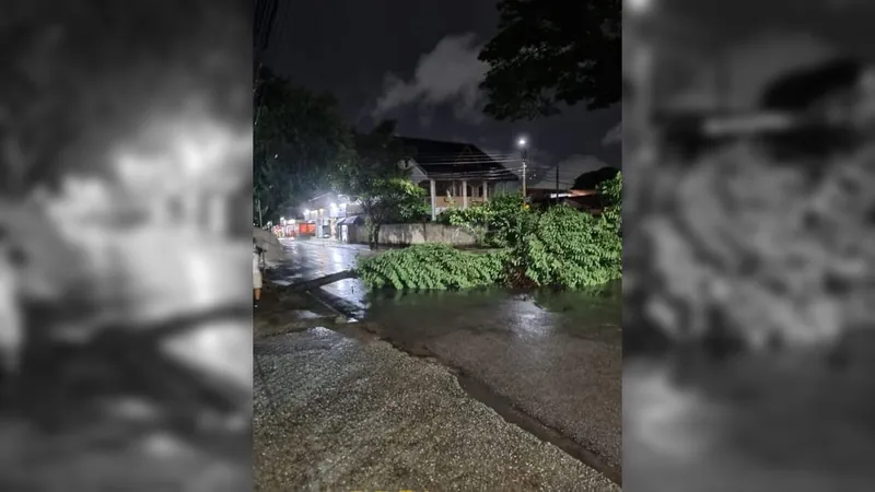 Defesa Civil monitora regiões afetadas pela forte chuva de 6ª feira em São José