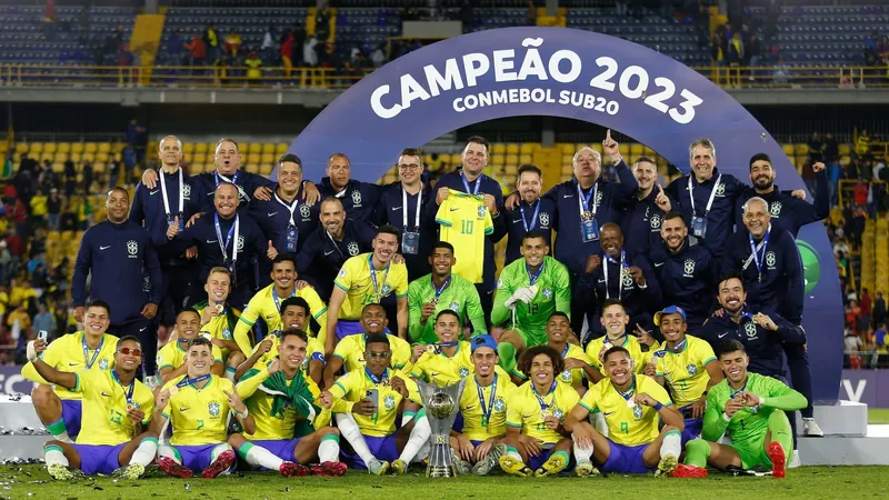 Jogadores destaques do Brasil no Sul-Americano sub-20