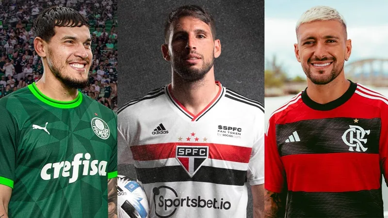 As maiores vendas de jogadores dos clubes do Brasileirão Série A