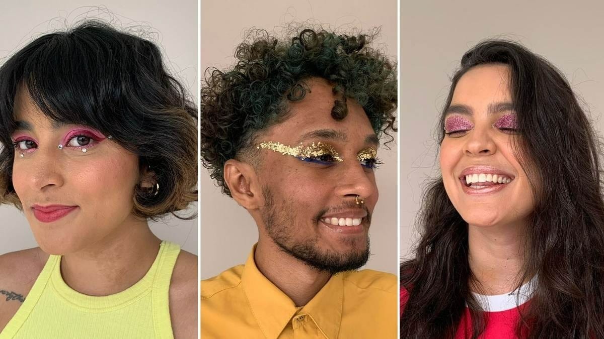 VÍDEO: Tutorial ensina três maquiagens coloridas e com muito brilho para o  carnaval, Carnaval 2023 no Vale do Paraíba