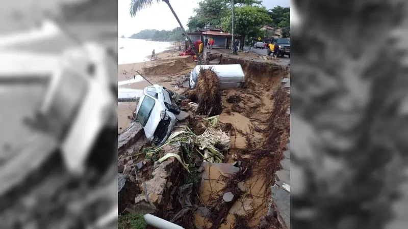 Região Sul de Ilhabela está em estado de atenção após fortes chuvas