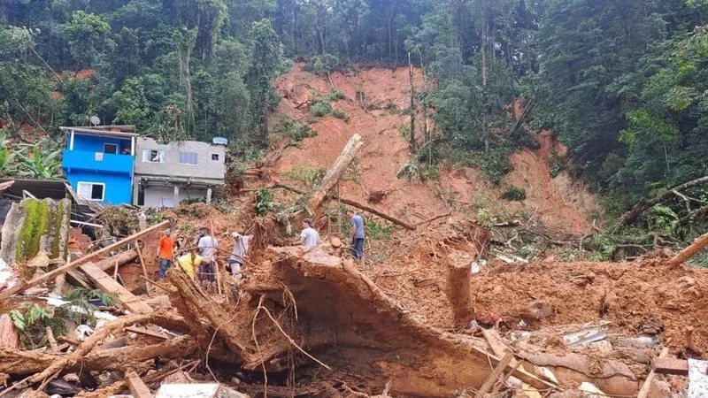 Boletim: situação das chuvas no litoral paulista (22/2 - 8h25)