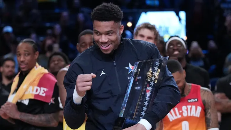 All-Star Game: Time Giannis vence Time LeBron em noite de recorde de Jason Tatum