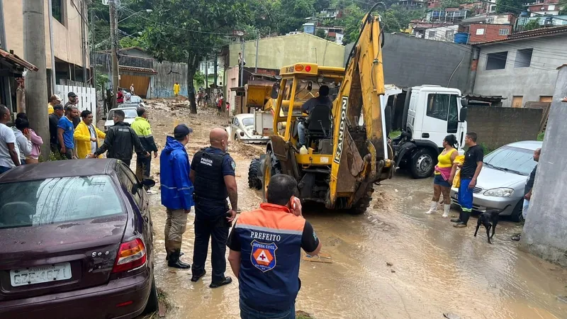 Sobe para 46 o número de mortos após chuva recorde no Litoral Norte