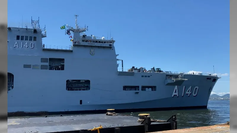 Hospital de campanha da Marinha começa atendimentos nesta quinta (23)