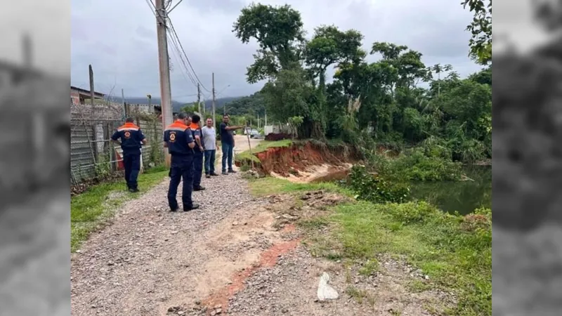 Ubatuba conta com 170 famílias desalojadas após fortes chuvas no Litoral Norte