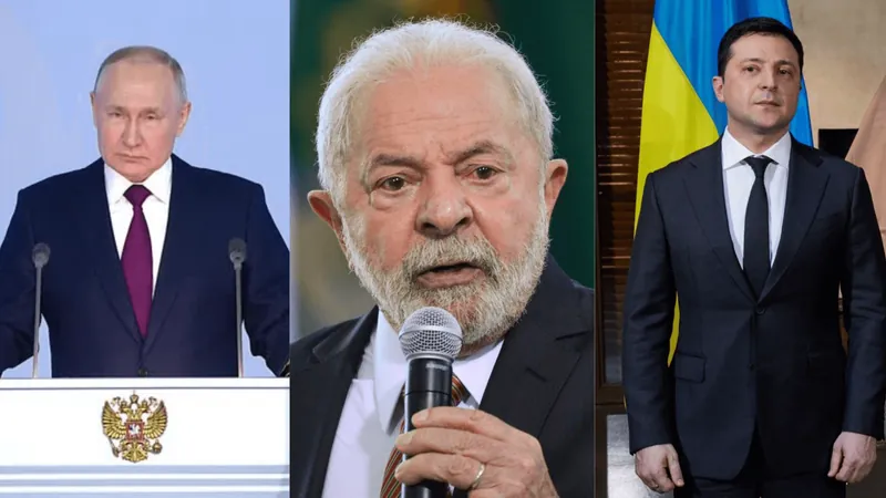 Zelensky critica Lula e diz que presidente é conivente com narrativas de Putin