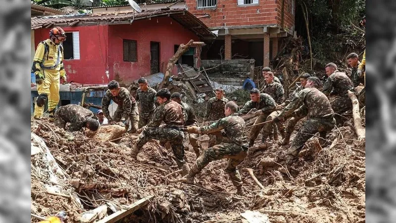 Tragédia em São Sebastião: sobe para 58 o número de mortos pelas chuvas