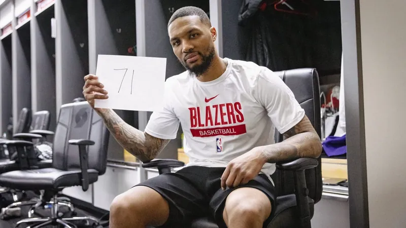 Damian Lillard faz incríveis 71 pontos em vitória dos Blazers na NBA