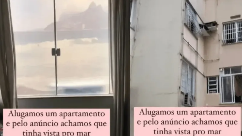 Paulista aluga apartamento no Rio com vista para o mar, mas é enganada