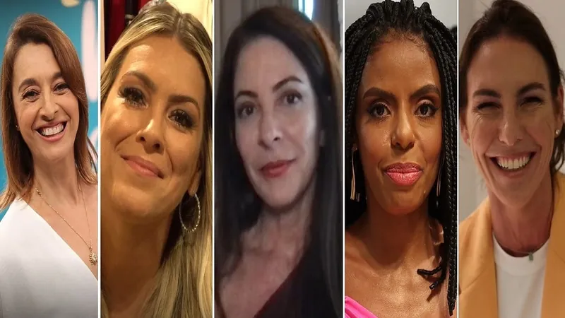 Apresentadoras se emocionam ao deixar recado às mulheres que já foram um dia