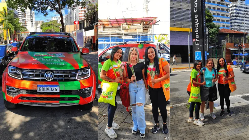 Band FM vai as ruas em ação especial do Dia da Mulher