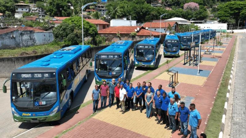 Ilhabela ganha 10 novos ônibus para reforçar o transporte coletivo