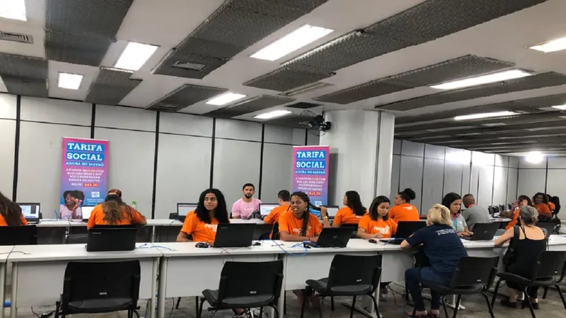 Passageiros já podem se cadastrar para garantir a Tarifa Social do Metrô