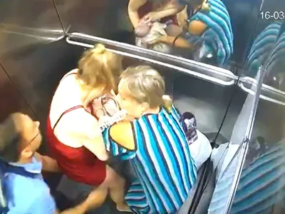 VÍDEO: Mulher dá à luz em pé no elevador em Cuiabá (MT)