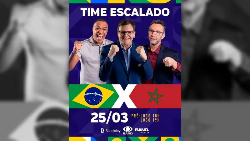 Os jogos da data Fifa de março de 2023: Marrocos x Brasil, Itália