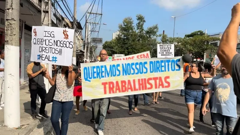 Profissionais de hospital estadual reivindicam pagamento de rescisão