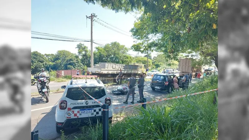 Mulher morre atropelada por caminhão na John Boyd Dunlop, em Campinas