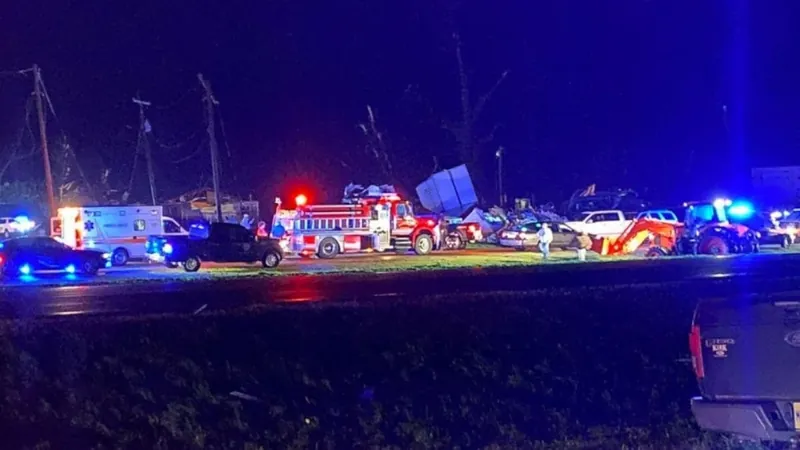 Tornado deixa pelo menos 23 mortos no Mississipi, nos Estados Unidos