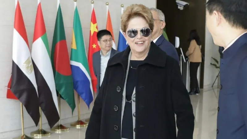 Dilma foi eleita presidente do "banco do Brics"