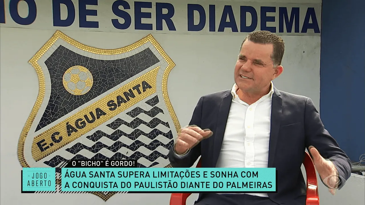 Diretor do Água Santa promete premiação astronômica para decisão contra o  Palmeiras