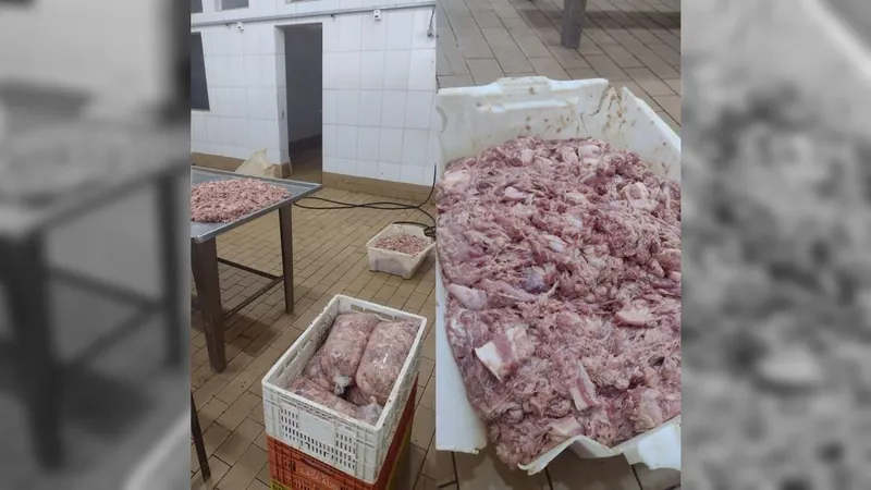 Polícia apreende 500 kg de carne de frigorífico clandestino em Cordeirópolis