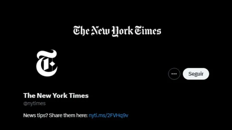 The New York Times perde 'verificado' e diz que não vai assinar Twitter Blue