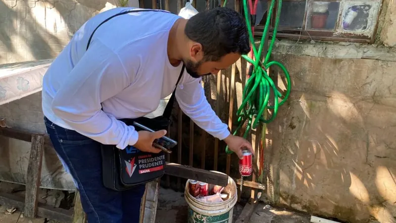 As equipes do CCZ fazem a limpeza na cidade