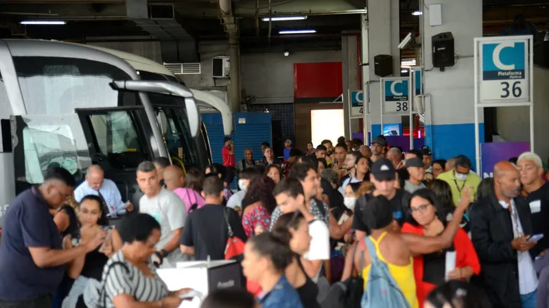 Rodoviária do Rio deve ter mais de 270 mil passageiros durante o megaferiadão do G20