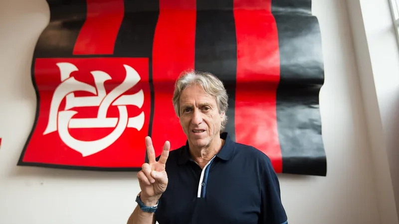 Buscas por Jorge Jesus disparam durante a procura do Flamengo por novo técnico