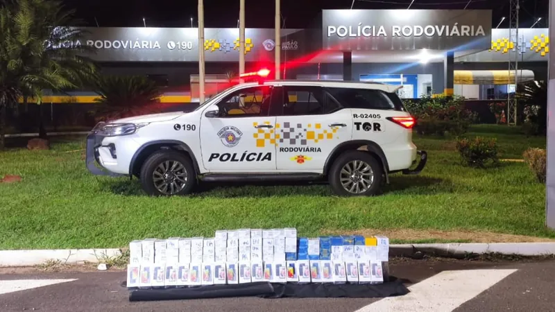 Um homem foi preso pela polícia por descaminho