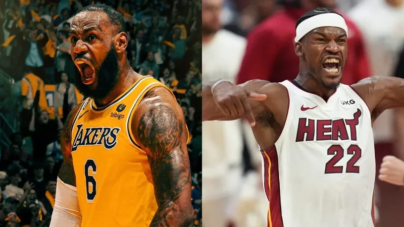 NBA: LeBron James e Jimmy Butler quebram recordes em vitórias de Lakers e Heat