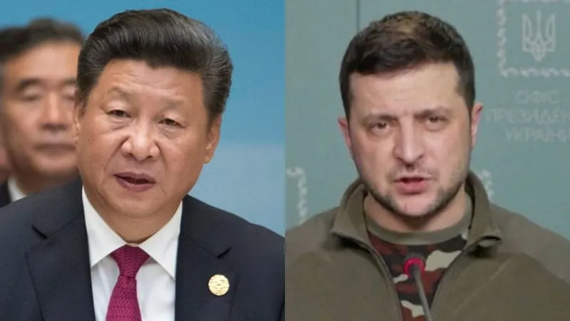 Xi Jinping e Zelensky conversam pela primeira vez desde a invasão russa