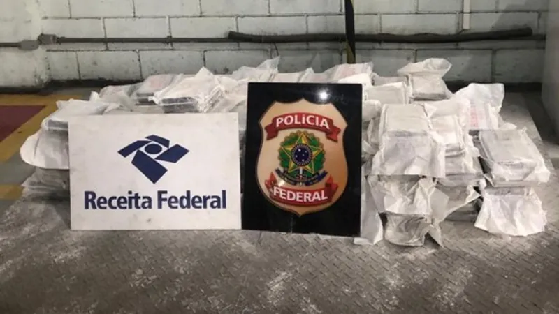 Polícia Federal apreende 200 kg de cocaína no Porto de Santos