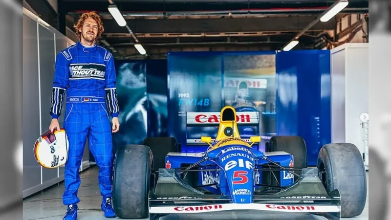 Vettel vai pilotar carros de Senna e Mansell em festival na Inglaterra