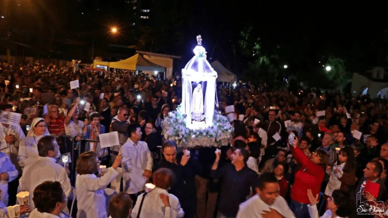 Procissão luminosa de Nossa Senhora de Fátima é retomada em São José dos Campos