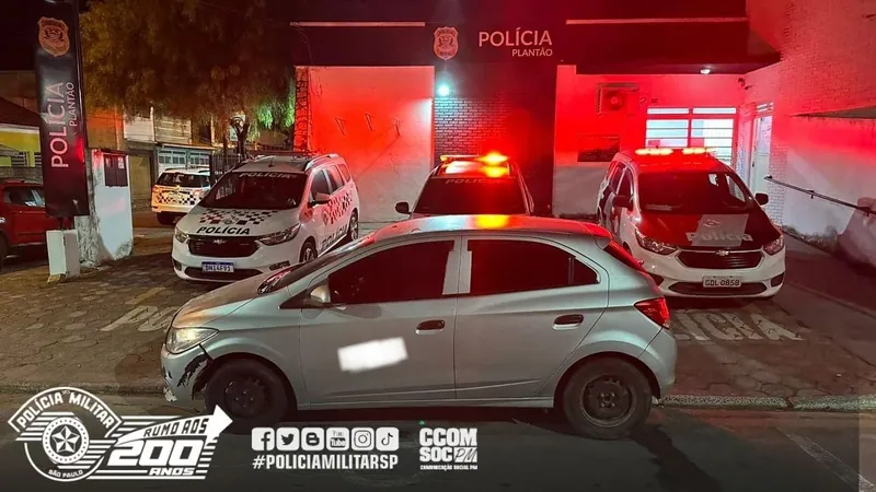 Motorista de aplicativo é roubado e feito refém por casal em Guaratinguetá