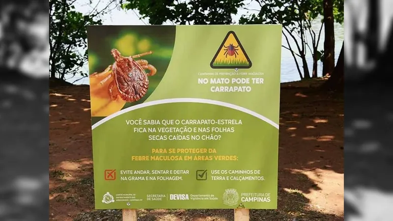 Campinas realiza ações de combate à febre maculosa nesta quinta-feira (11)