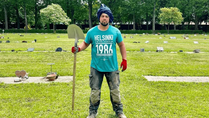 Brasileiro mostra vida de coveiro na França e viraliza como 'Senhor das Covas'