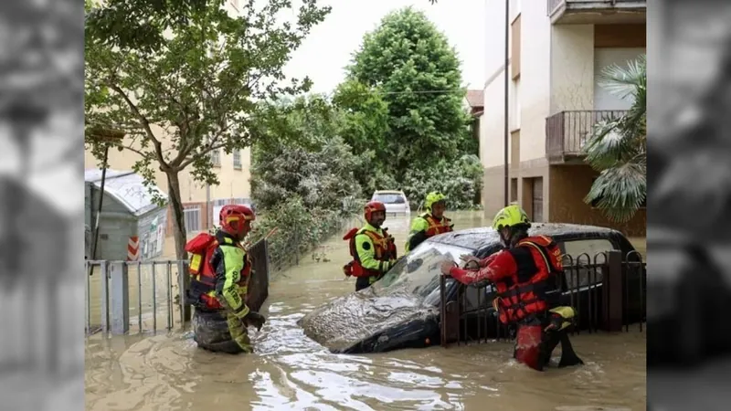 Enchentes deixam mortos na Itália e cancelam prova da Fórmula 1